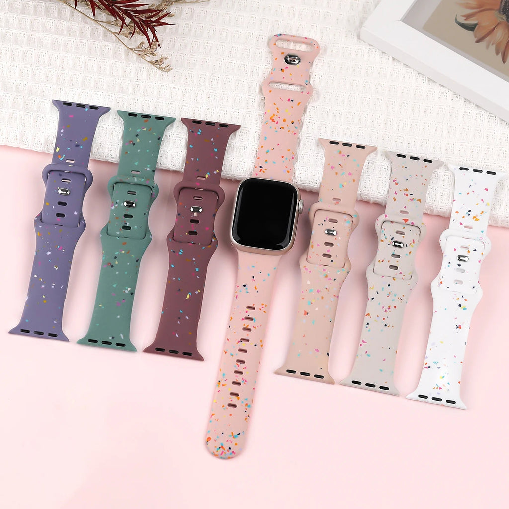Sport Silicone Loop for Apple watch band 40mm 45mm 44mm 41mm 38mm 49mm Soft bracelet iwatch Series 9 8 7 6 5 3 SE Ultra 2 strap - PrimeNest