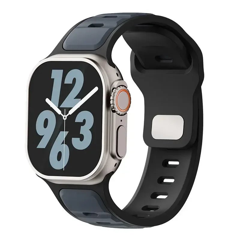 Sport Silicone Strap For Apple Watch ultra 2 49mm Band 45mm 44mm 42mm 46mm 44 mm correa bracelet iwatch Series 10 9 8 7 6 5 4 se - PrimeNest