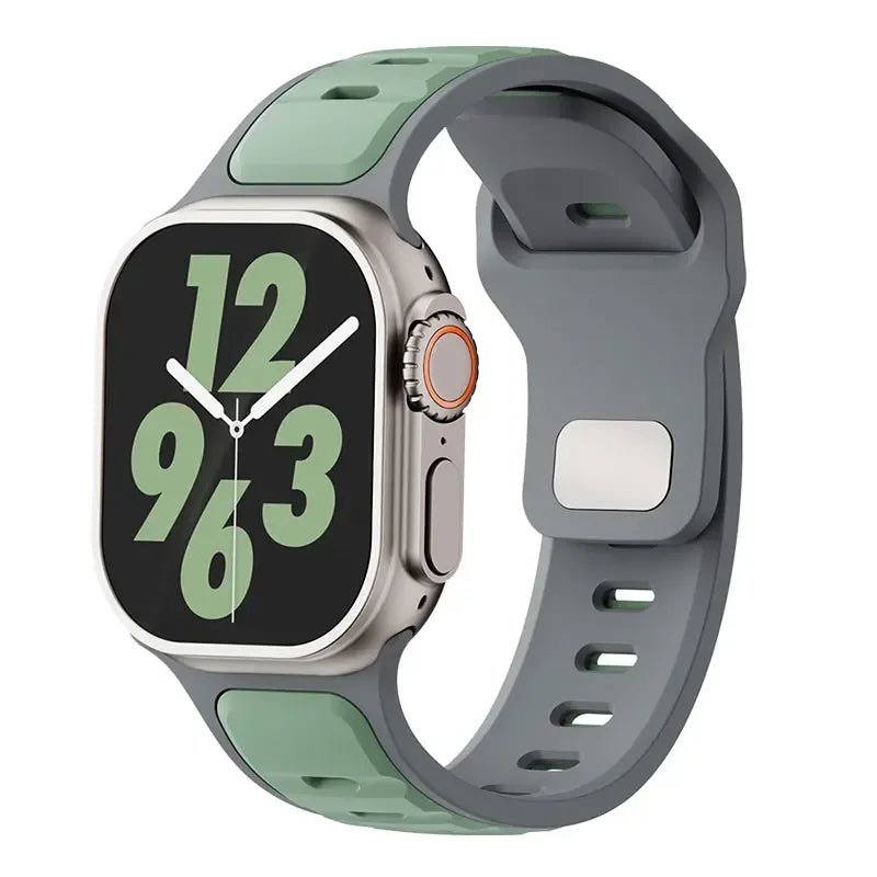 Sport Silicone Strap For Apple Watch ultra 2 49mm Band 45mm 44mm 42mm 46mm 44 mm correa bracelet iwatch Series 10 9 8 7 6 5 4 se - PrimeNest
