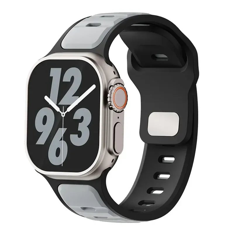 Sport Silicone Strap For Apple Watch ultra 2 49mm Band 45mm 44mm 42mm 46mm 44 mm correa bracelet iwatch Series 10 9 8 7 6 5 4 se - PrimeNest