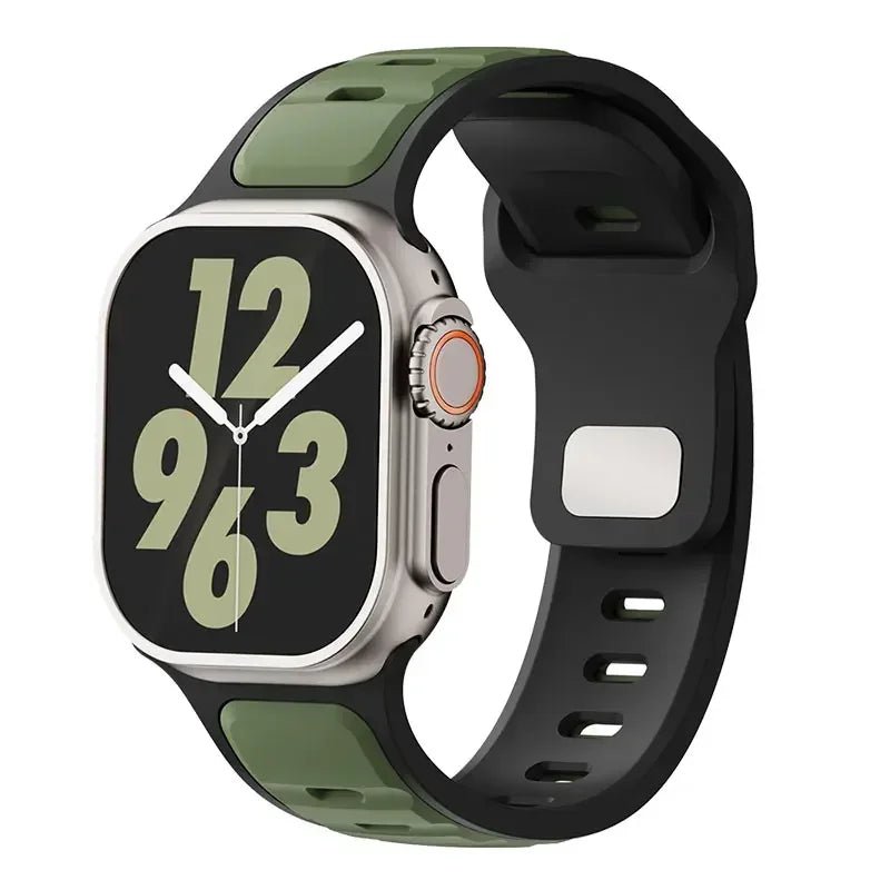 Sport Silicone Strap For Apple Watch ultra 2 49mm Band 45mm 44mm 42mm 46mm 44 mm correa bracelet iwatch Series 10 9 8 7 6 5 4 se - PrimeNest