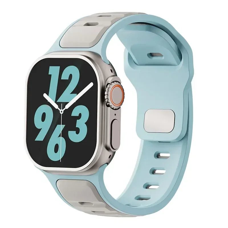 Sport Silicone Strap For Apple Watch ultra 2 49mm Band 45mm 44mm 42mm 46mm 44 mm correa bracelet iwatch Series 10 9 8 7 6 5 4 se - PrimeNest
