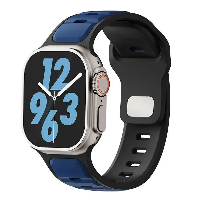 Sport Silicone Strap For Apple Watch ultra 2 49mm Band 45mm 44mm 42mm 46mm 44 mm correa bracelet iwatch Series 10 9 8 7 6 5 4 se - PrimeNest