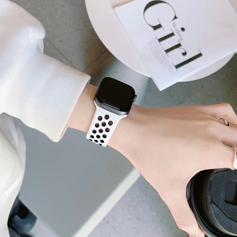 Sport strap For Apple Watch Band Ultra 49mm 44mm 45mm 38/40mm/41mm Silicone Pride Bracelet correa iWatch Series 8 7 6 4 5 3 9 SE - PrimeNest