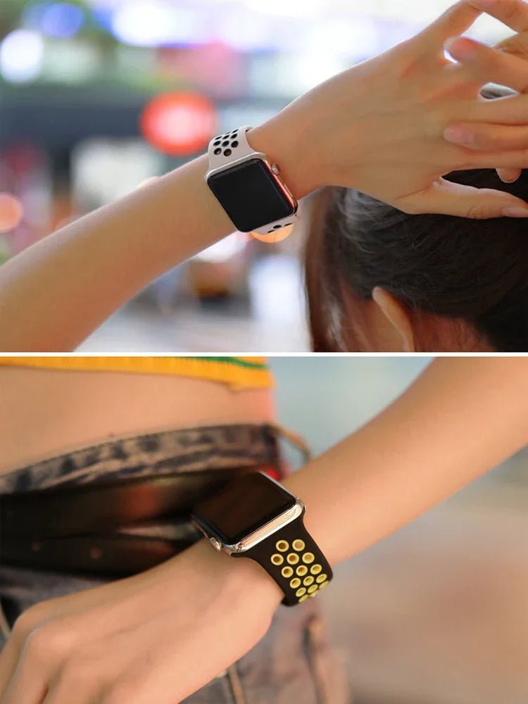 Sport strap For Apple Watch Band Ultra 49mm 44mm 45mm 38/40mm/41mm Silicone Pride Bracelet correa iWatch Series 8 7 6 4 5 3 9 SE - PrimeNest
