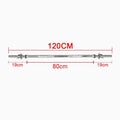 Standard Straight and Curved Dumbbell Bars, Weight Lift, Training Barbell, Gym and Home, Fitness Equipment, 25mm, 1.2m, 1.5m - PrimeNest