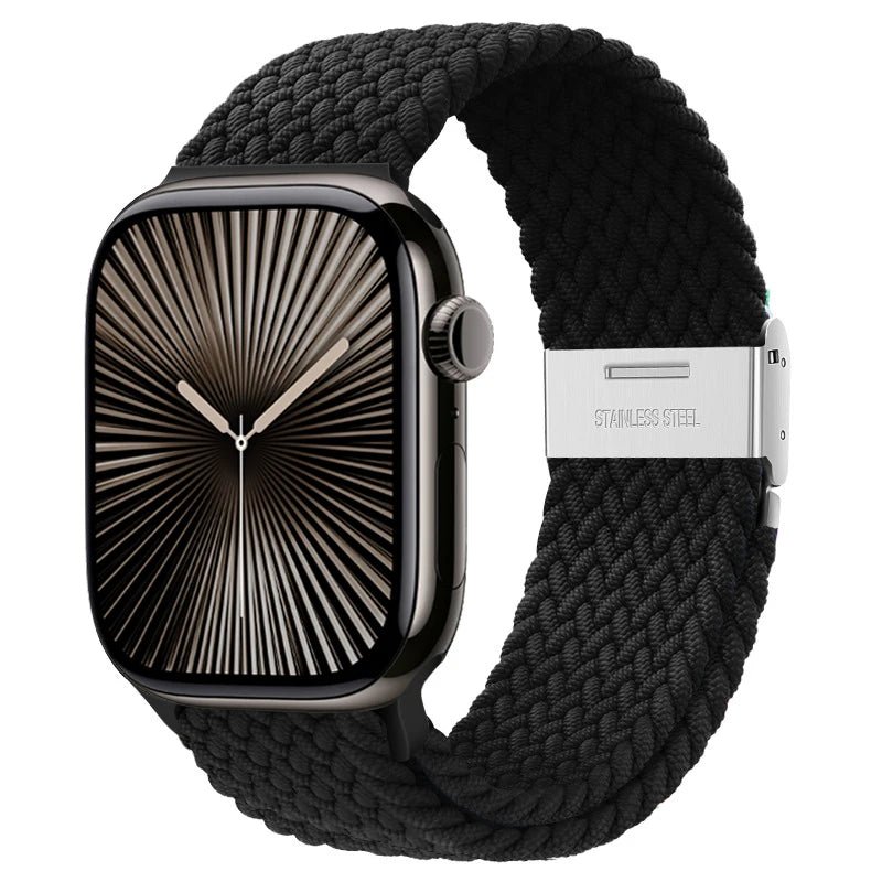Strap For Apple watch band 46mm 45mm 44mm 49mm 40mm 41mm 42mm Braided loop correa bracelet iWatch series 10 8 9 7 5 2030 - PrimeNest