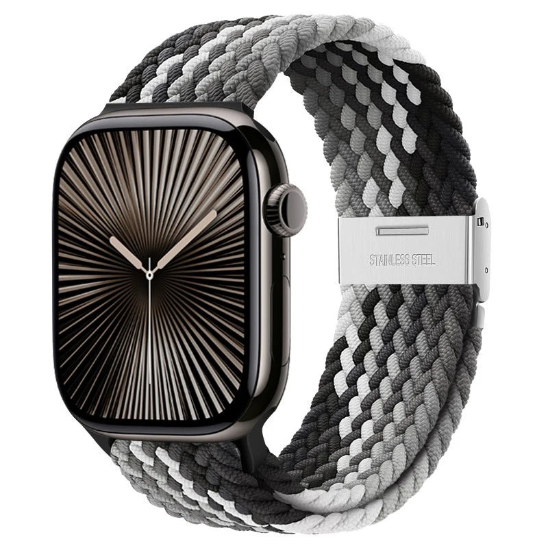 Strap For Apple watch band 46mm 45mm 44mm 49mm 40mm 41mm 42mm Braided loop correa bracelet iWatch series 10 8 9 7 5 2030 - PrimeNest