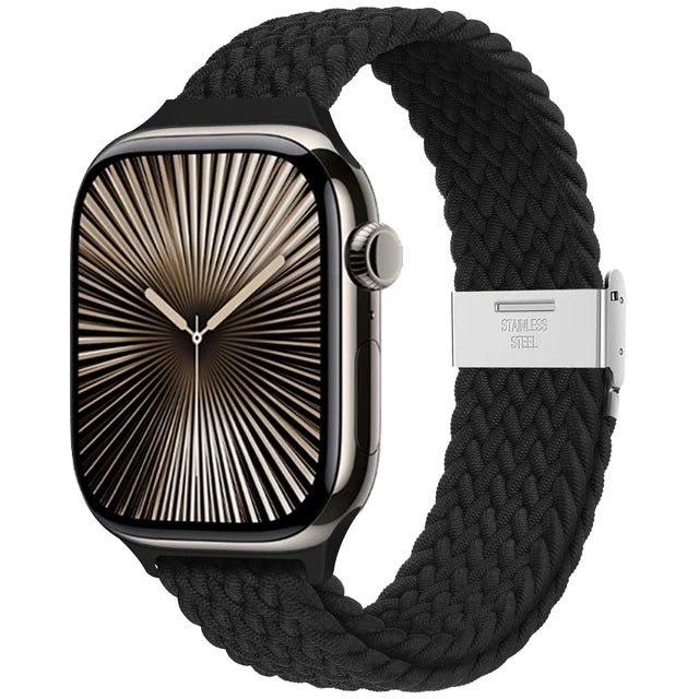 Strap For Apple watch band 46mm 45mm 44mm 49mm 40mm 41mm 42mm Braided loop correa bracelet iWatch series 10 8 9 7 5 2030 - PrimeNest