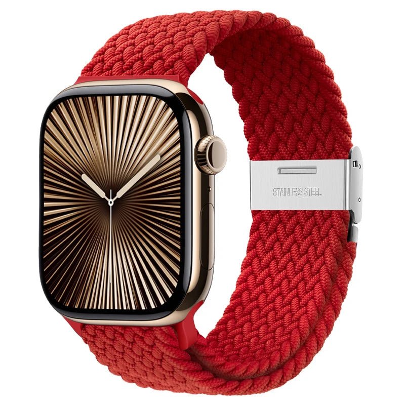 Strap For Apple watch band 46mm 45mm 44mm 49mm 40mm 41mm 42mm Braided loop correa bracelet iWatch series 10 8 9 7 5 2030 - PrimeNest