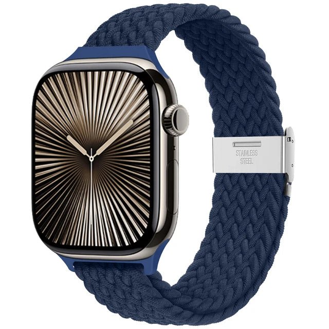 Strap For Apple watch band 46mm 45mm 44mm 49mm 40mm 41mm 42mm Braided loop correa bracelet iWatch series 10 8 9 7 5 2030 - PrimeNest