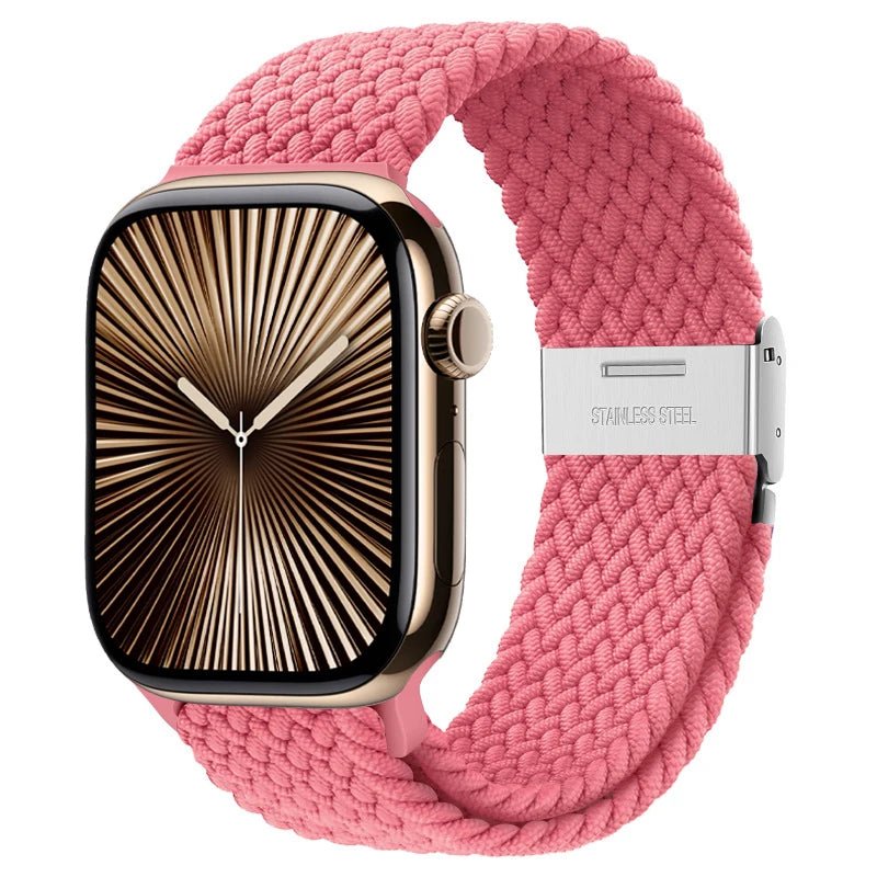 Strap For Apple watch band 46mm 45mm 44mm 49mm 40mm 41mm 42mm Braided loop correa bracelet iWatch series 10 8 9 7 5 2030 - PrimeNest