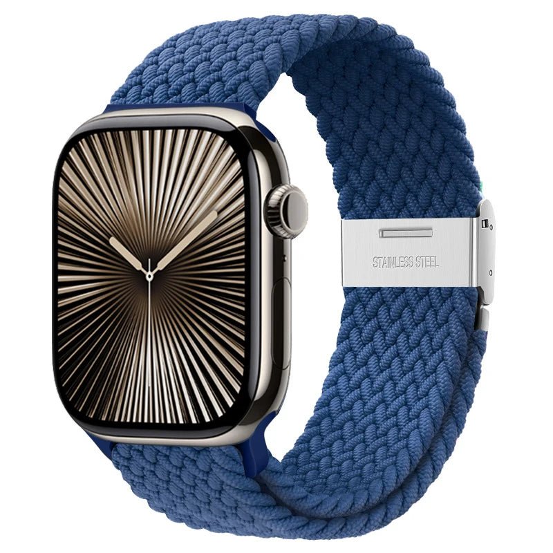 Strap For Apple watch band 46mm 45mm 44mm 49mm 40mm 41mm 42mm Braided loop correa bracelet iWatch series 10 8 9 7 5 2030 - PrimeNest