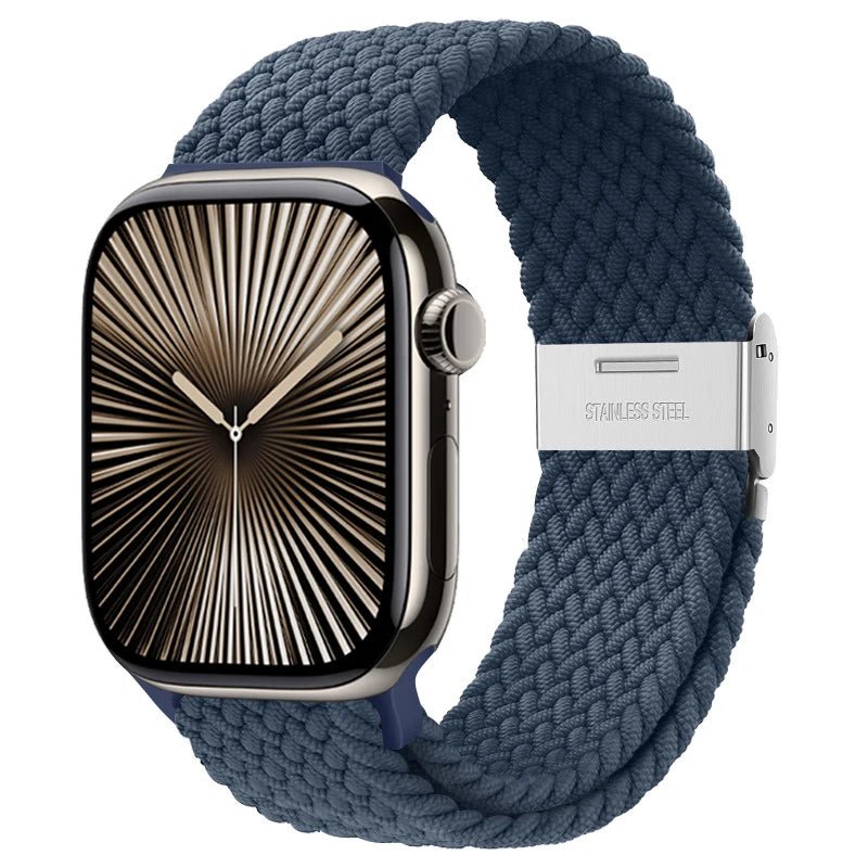 Strap For Apple watch band 46mm 45mm 44mm 49mm 40mm 41mm 42mm Braided loop correa bracelet iWatch series 10 8 9 7 5 2030 - PrimeNest