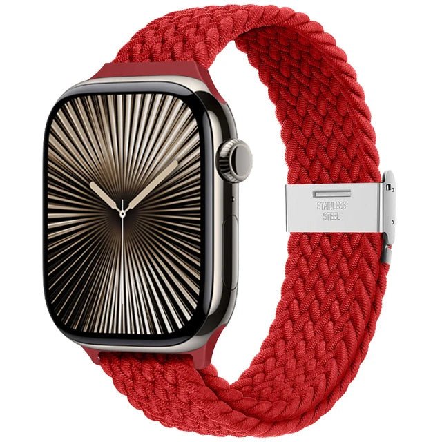 Strap For Apple watch band 46mm 45mm 44mm 49mm 40mm 41mm 42mm Braided loop correa bracelet iWatch series 10 8 9 7 5 2030 - PrimeNest