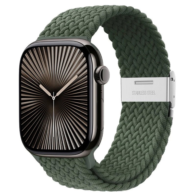 Strap For Apple watch band 46mm 45mm 44mm 49mm 40mm 41mm 42mm Braided loop correa bracelet iWatch series 10 8 9 7 5 2030 - PrimeNest