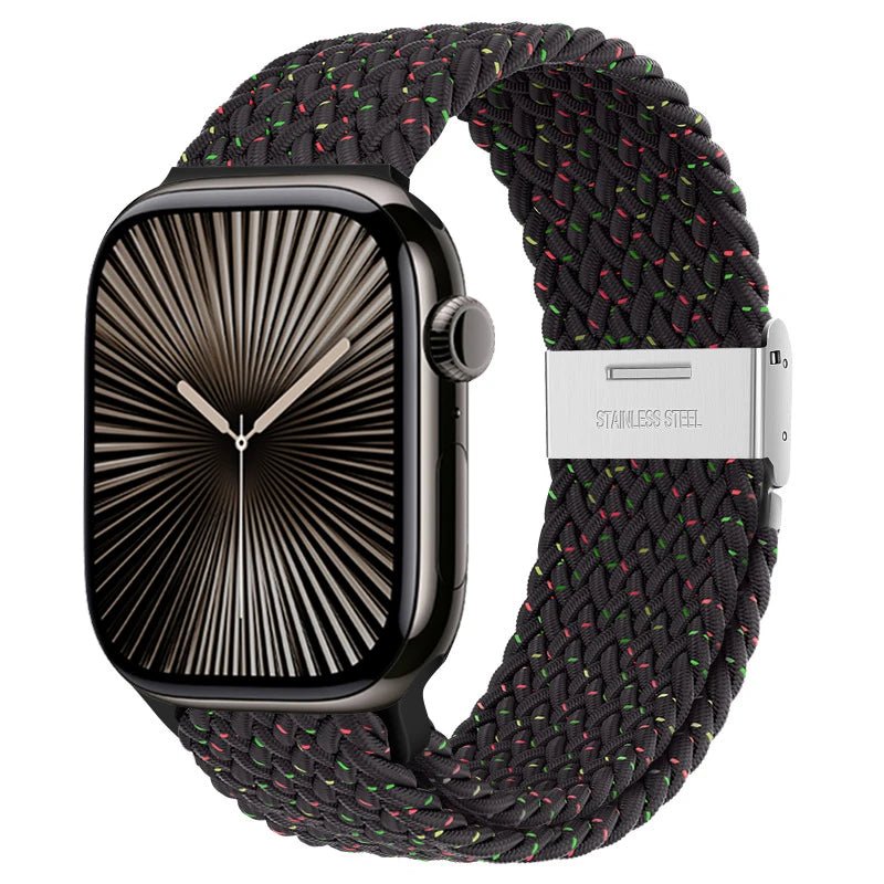 Strap For Apple watch band 46mm 45mm 44mm 49mm 40mm 41mm 42mm Braided loop correa bracelet iWatch series 10 8 9 7 5 2030 - PrimeNest