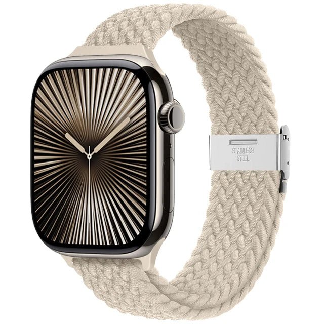 Strap For Apple watch band 46mm 45mm 44mm 49mm 40mm 41mm 42mm Braided loop correa bracelet iWatch series 10 8 9 7 5 2030 - PrimeNest