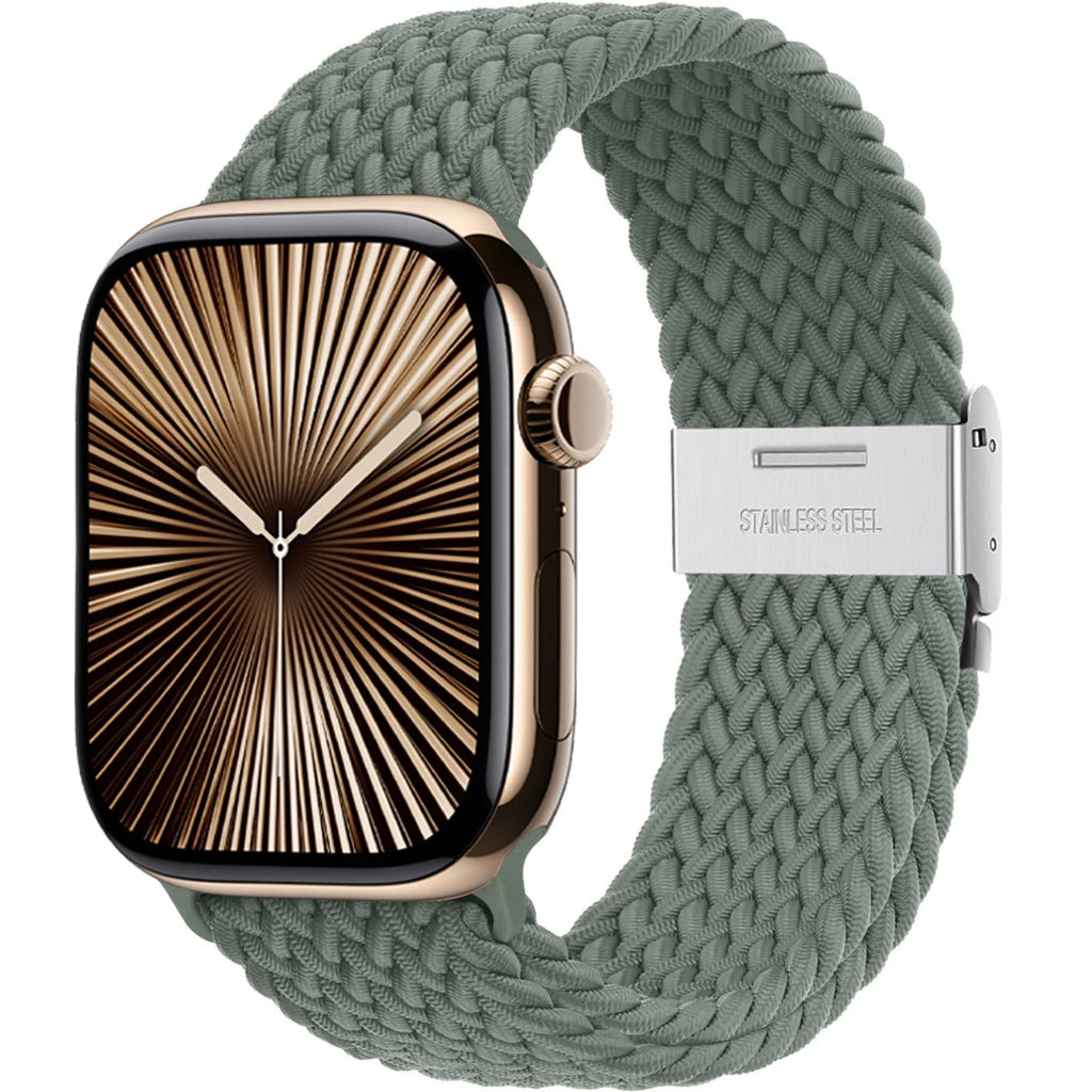 Strap For Apple watch band 46mm 45mm 44mm 49mm 40mm 41mm 42mm Braided loop correa bracelet iWatch series 10 8 9 7 5 2030 - PrimeNest
