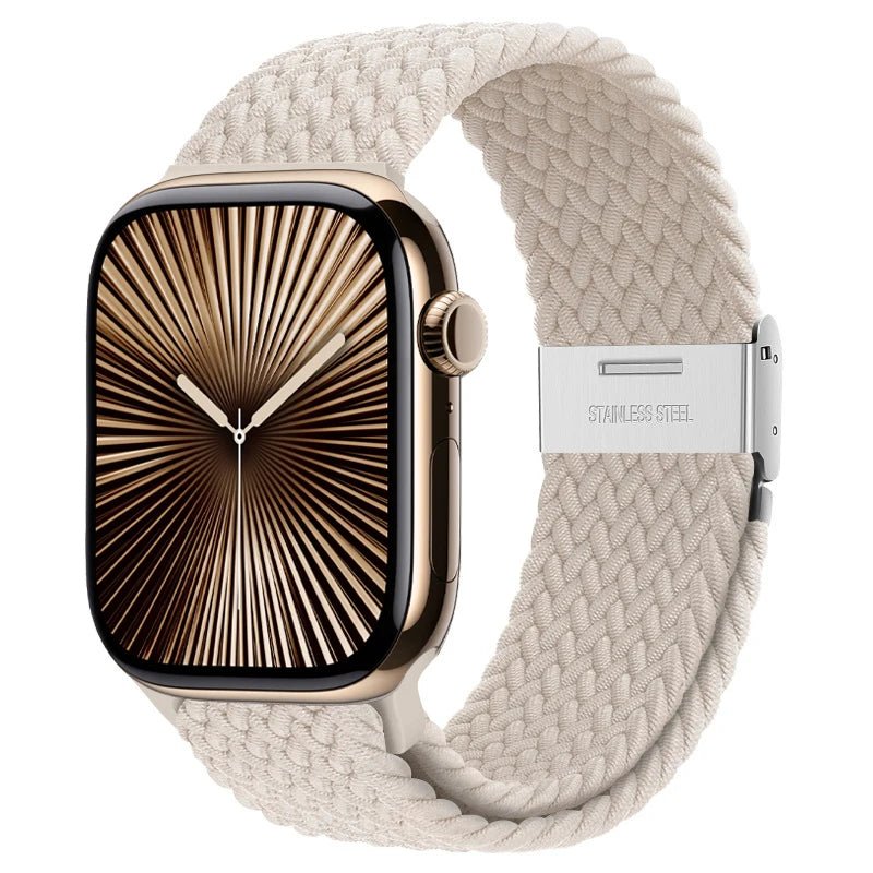 Strap For Apple watch band 46mm 45mm 44mm 49mm 40mm 41mm 42mm Braided loop correa bracelet iWatch series 10 8 9 7 5 2030 - PrimeNest