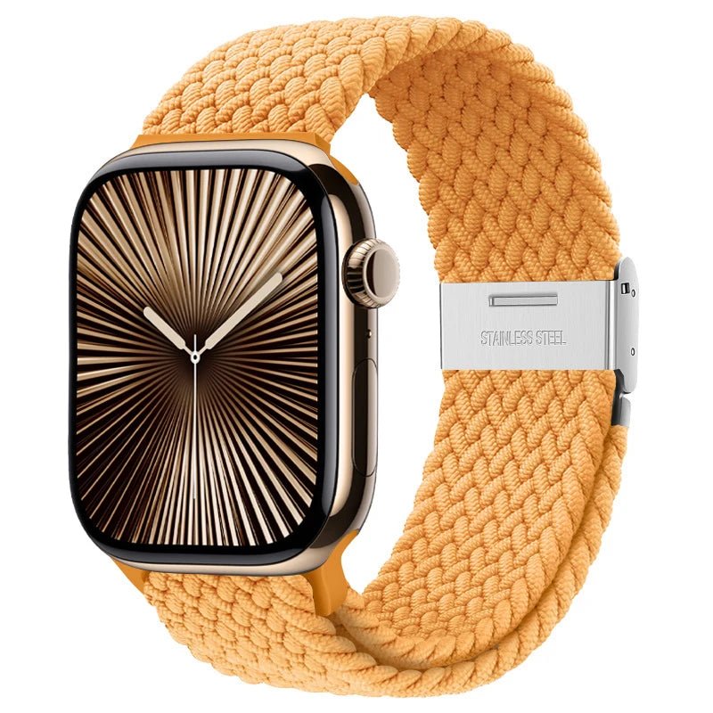 Strap For Apple watch band 46mm 45mm 44mm 49mm 40mm 41mm 42mm Braided loop correa bracelet iWatch series 10 8 9 7 5 2030 - PrimeNest