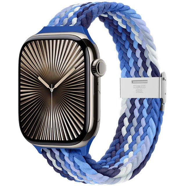 Strap For Apple watch band 46mm 45mm 44mm 49mm 40mm 41mm 42mm Braided loop correa bracelet iWatch series 10 8 9 7 5 2030 - PrimeNest