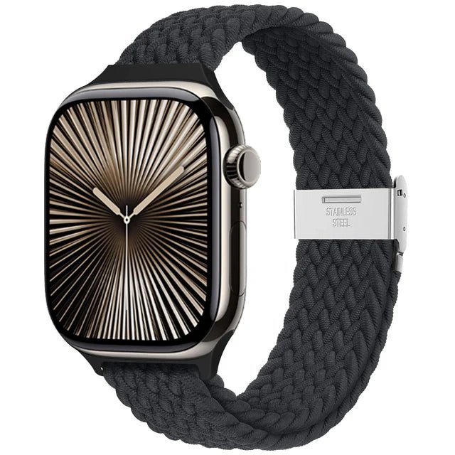 Strap For Apple watch band 46mm 45mm 44mm 49mm 40mm 41mm 42mm Braided loop correa bracelet iWatch series 10 8 9 7 5 2030 - PrimeNest
