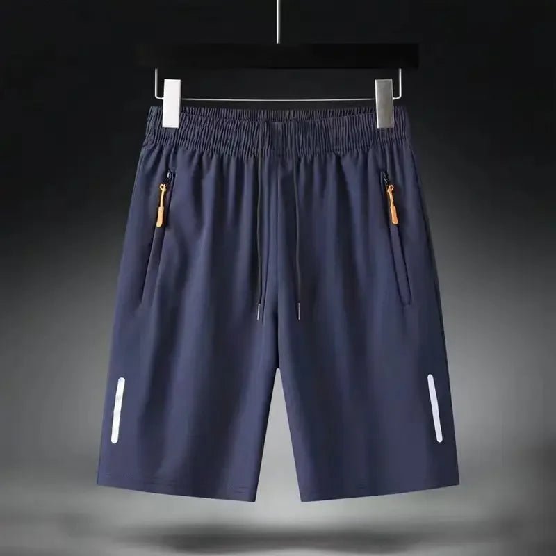 Summer Men Shorts Ice Silk Running Gym Sport Shorts Quick Dry Breathable Beach Short Pant Fitness Jogging Cool Casual Sportswear - PrimeNest