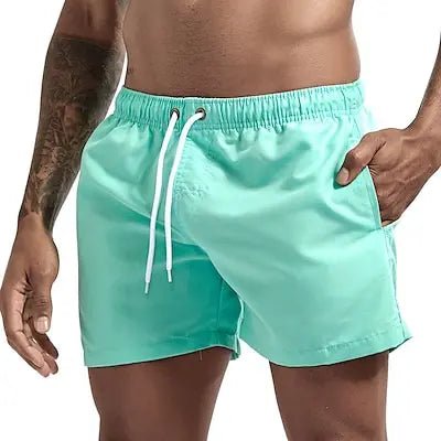Swim Trunks Swim Shorts for Men Quick Dry Board Shorts Bathing Suit Breathable Drawstring With Pockets for Surfing Beach Summer - PrimeNest