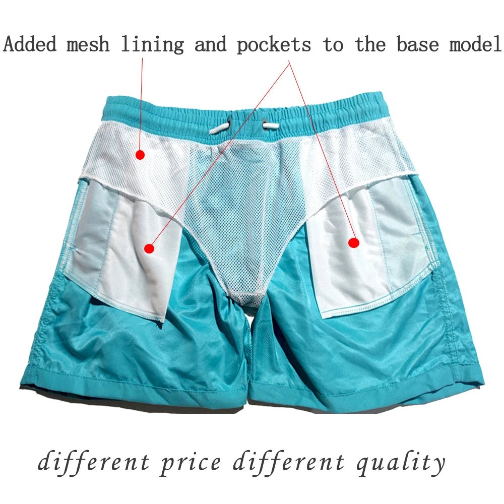 Swim Trunks Swim Shorts for Men Quick Dry Board Shorts Bathing Suit Breathable Drawstring With Pockets for Surfing Beach Summer - PrimeNest