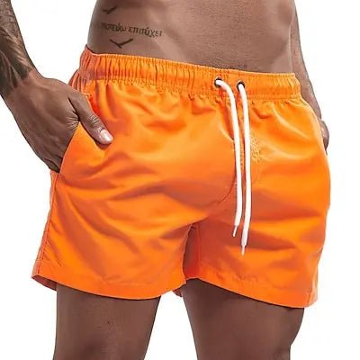Swim Trunks Swim Shorts for Men Quick Dry Board Shorts Bathing Suit Breathable Drawstring With Pockets for Surfing Beach Summer - PrimeNest