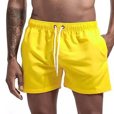 Swim Trunks Swim Shorts for Men Quick Dry Board Shorts Bathing Suit Breathable Drawstring With Pockets for Surfing Beach Summer - PrimeNest