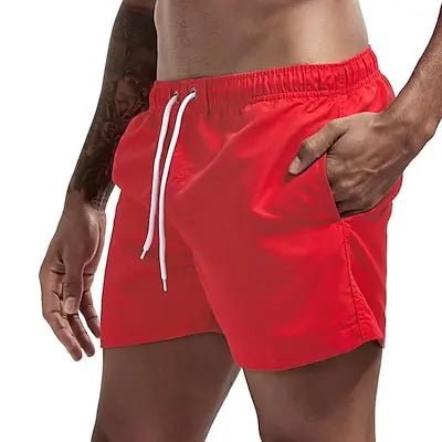 Swim Trunks Swim Shorts for Men Quick Dry Board Shorts Bathing Suit Breathable Drawstring With Pockets for Surfing Beach Summer - PrimeNest