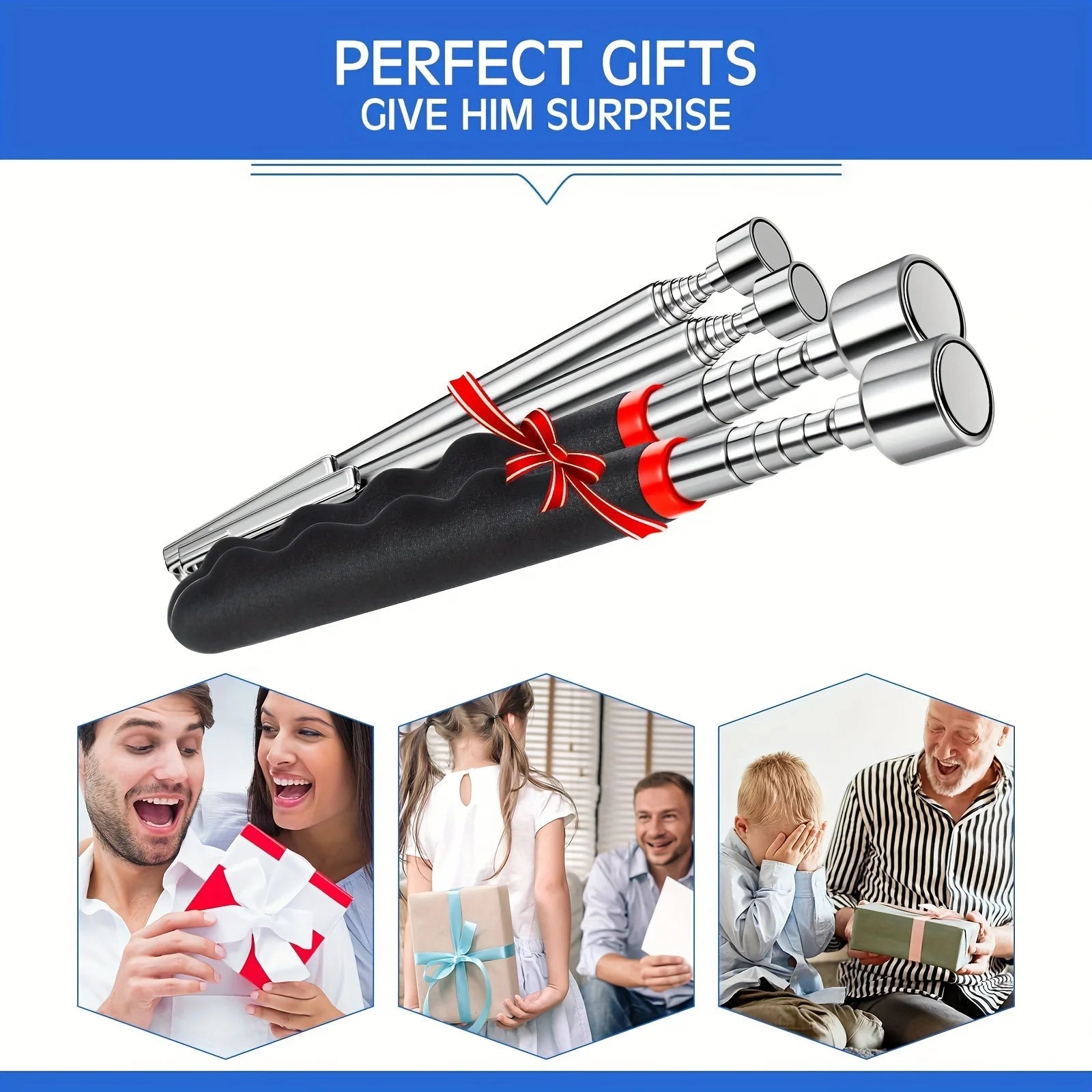 Telescopic magnet picking tool for hard to reach areas - PrimeNest