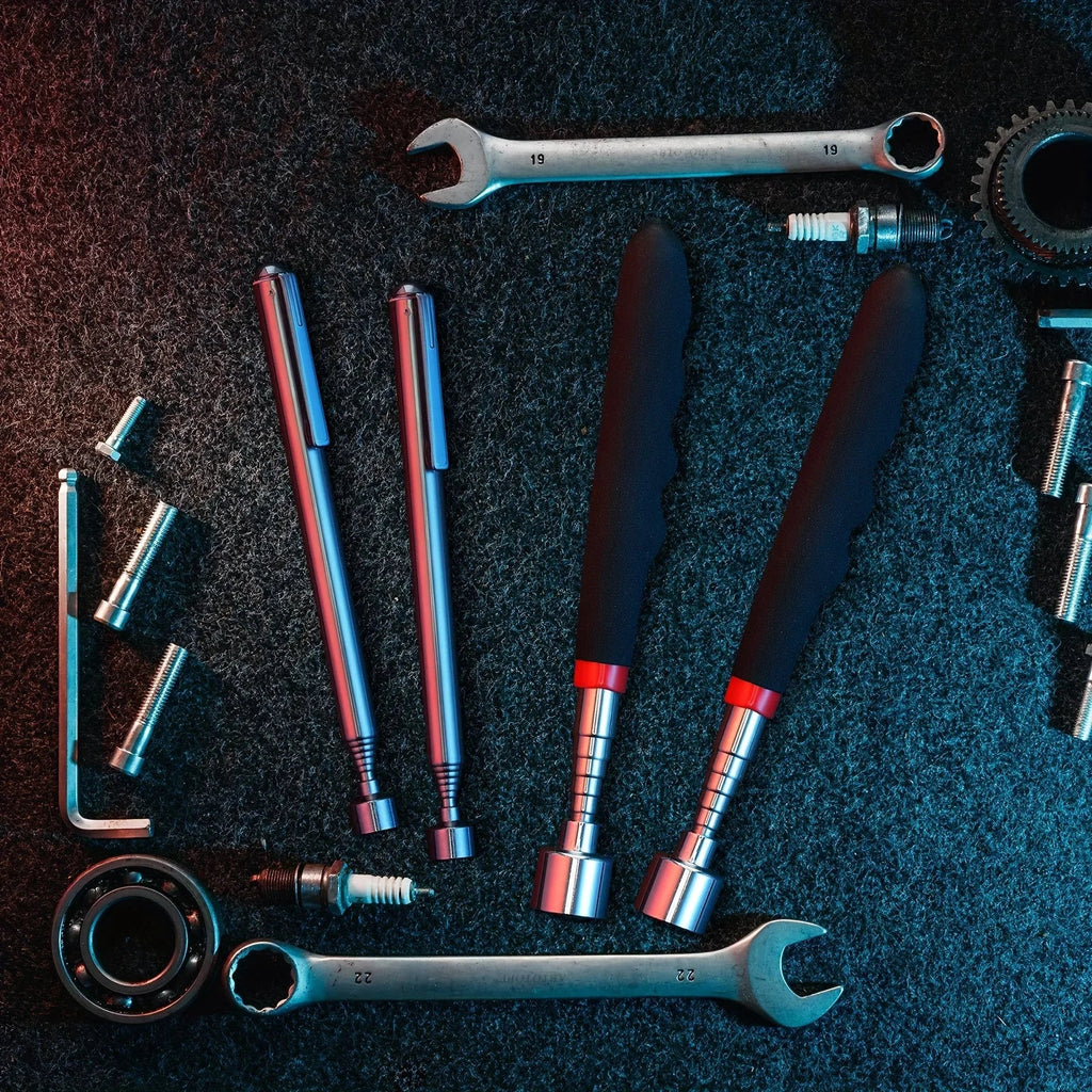 Telescopic magnet picking tool for hard to reach areas - PrimeNest