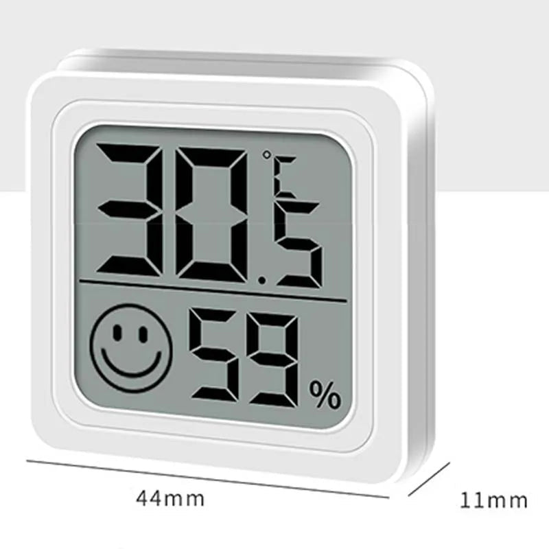 Thermo-Hygrometer Household Mini LCD Digital Display Indoor Room Temperature Humidity Meter Sensor Gauge Weather Station - PrimeNest