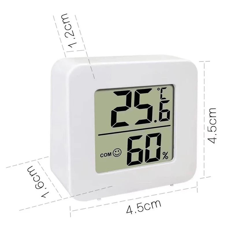 Thermo-Hygrometer Household Mini LCD Digital Display Indoor Room Temperature Humidity Meter Sensor Gauge Weather Station - PrimeNest