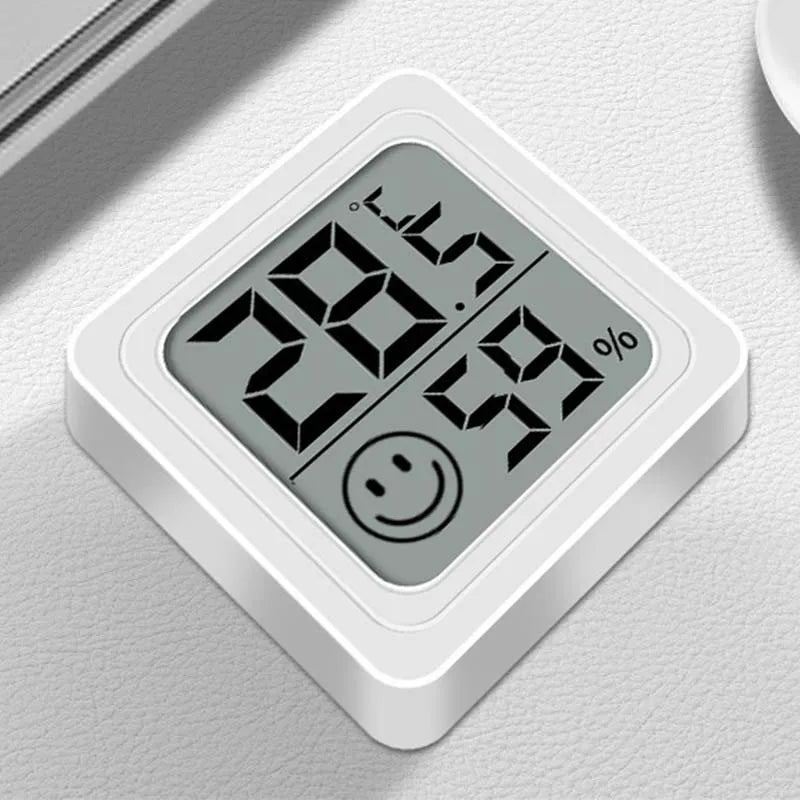 Thermo-Hygrometer Household Mini LCD Digital Display Indoor Room Temperature Humidity Meter Sensor Gauge Weather Station - PrimeNest