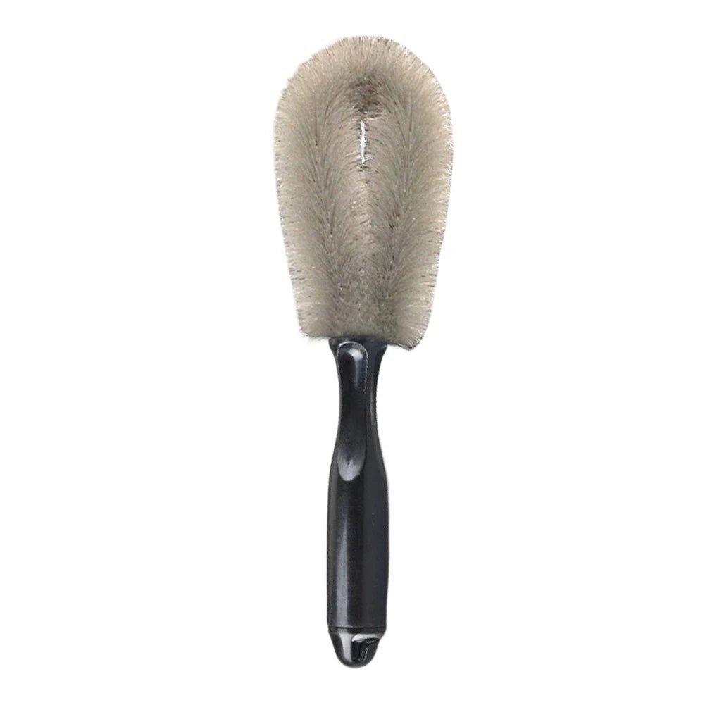 Tire Detail Brush Car Rim Scrubber Cleaner Duster Car Wheel Rim Hub Cleaning Brush Soft Bristle Auto Detailing Washing Tools - PrimeNest