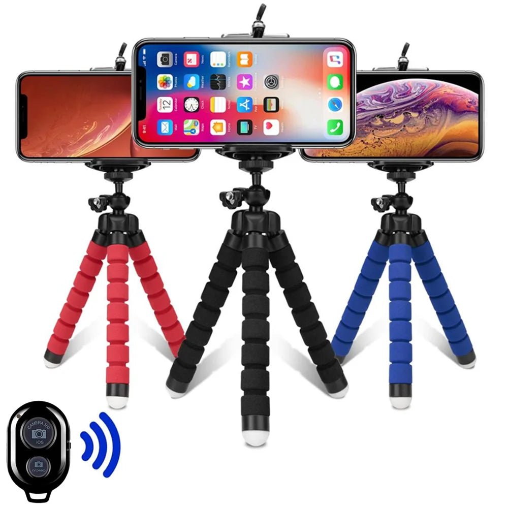 Tripods Tripod For Phone Mobile Camera Holder Clip Smartphone Monopod Tripe Stand Octopus Mini Tripod Stativ For Phone - PrimeNest