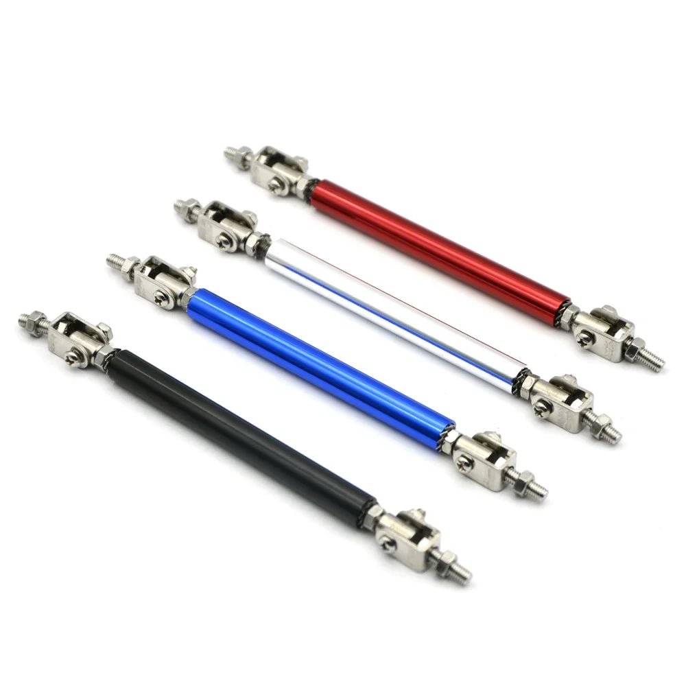Universal Car Splitter Rods Racing Adjustable Front Rear Bumper Lip Support Strut Brace Tie Pull Bar Kit 75/100/150/200mm - PrimeNest