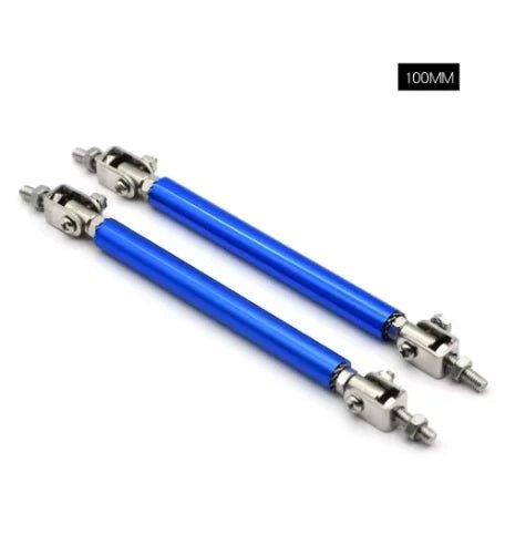 Universal Car Splitter Rods Racing Adjustable Front Rear Bumper Lip Support Strut Brace Tie Pull Bar Kit 75/100/150/200mm - PrimeNest