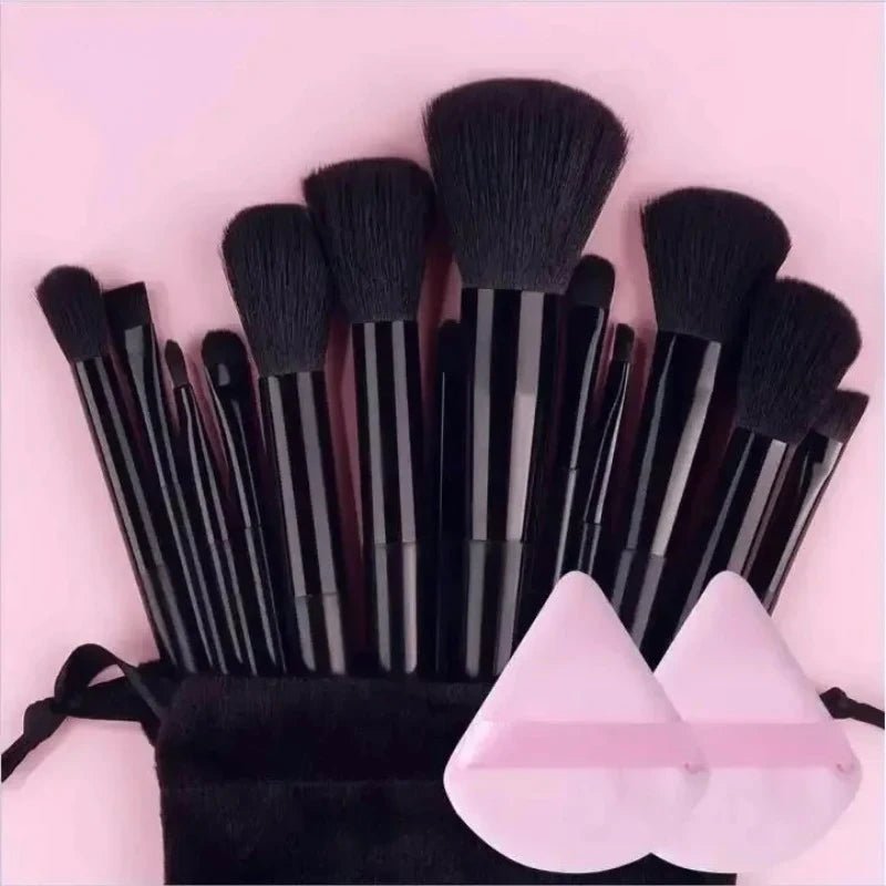 Vegan Makeup Brush Set - Soft Fluffy Kabuki & Blending Brushes for Foundation, Contour & Baking, Cruelty-Free Salon Tools - PrimeNest