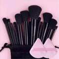 Vegan Makeup Brush Set - Soft Fluffy Kabuki & Blending Brushes for Foundation, Contour & Baking, Cruelty-Free Salon Tools - PrimeNest