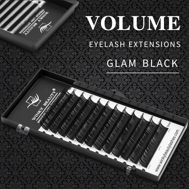 Winky Beauty Individual Eyelash Extension B/C/CC/D/DD Faux Mink Cilias Soft Eye Lash Extension 3D Russian Volume Lashes Makeup - PrimeNest