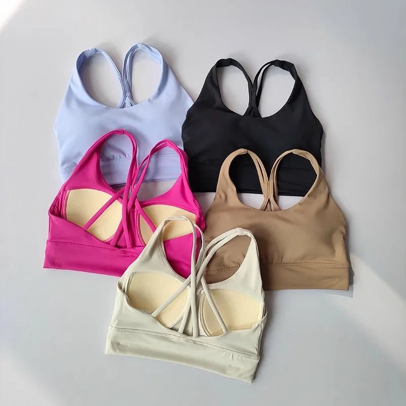 Women Breathable Yoga Set 2pcs Sport Suit Gym wear Workout Clothes Gym Crop Top High Waist Legging Fitness Bra Set Sports Suits - PrimeNest