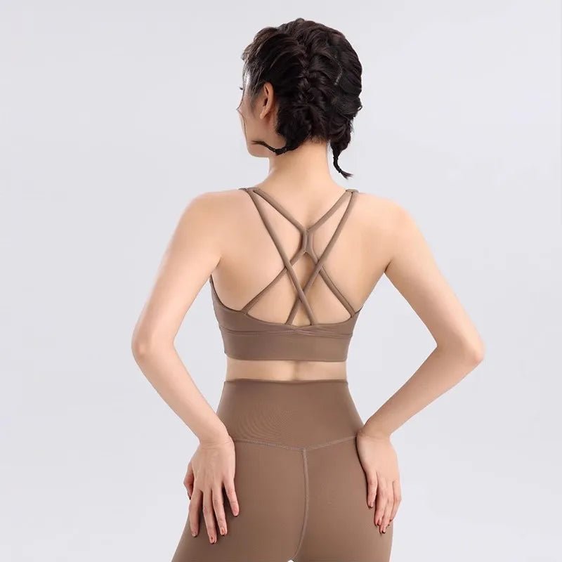 Women Breathable Yoga Set 2pcs Sport Suit Gym wear Workout Clothes Gym Crop Top High Waist Legging Fitness Bra Set Sports Suits - PrimeNest