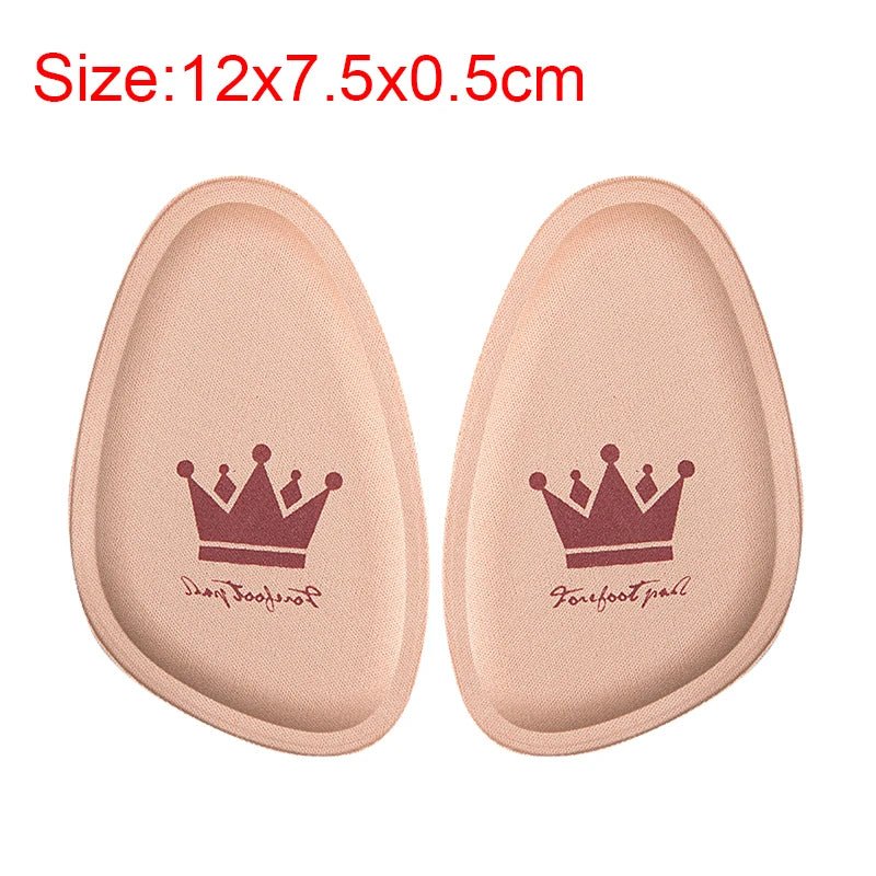 Women Forefoot Pad Pain Relief Insert Half Size Insoles Non-slip Cushion Shoe Breathable Sweat Absorbing Foot Pads for Shoes - PrimeNest