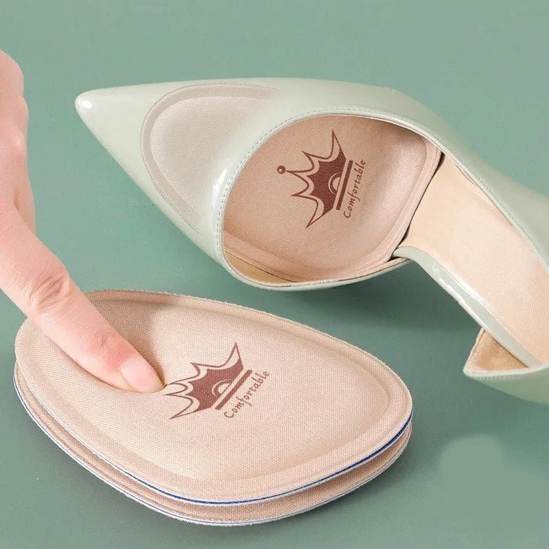 Women Forefoot Pad Pain Relief Insert Half Size Insoles Non-slip Cushion Shoe Breathable Sweat Absorbing Foot Pads for Shoes - PrimeNest