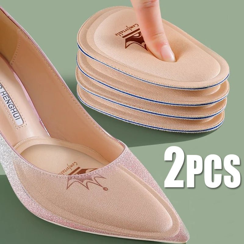 Women Forefoot Pad Pain Relief Insert Half Size Insoles Non-slip Cushion Shoe Breathable Sweat Absorbing Foot Pads for Shoes - PrimeNest